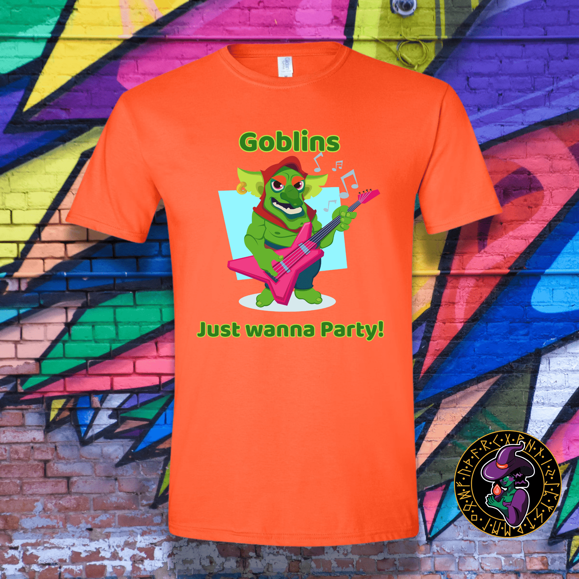 T-Shirt Orange / S Goblins Just Wanna Party! T-Shirt Goblins Just Wanna Party! T-Shirt