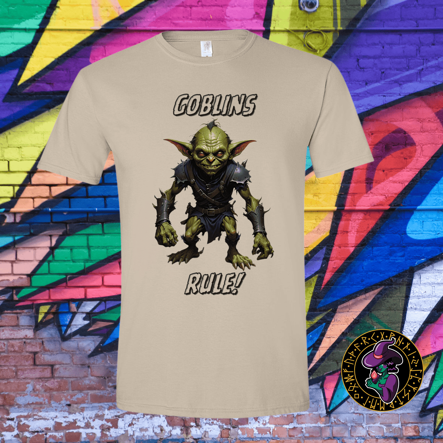 T-Shirt Sand / S Goblins Rule! T-Shirt Goblins Rule! T-Shirt