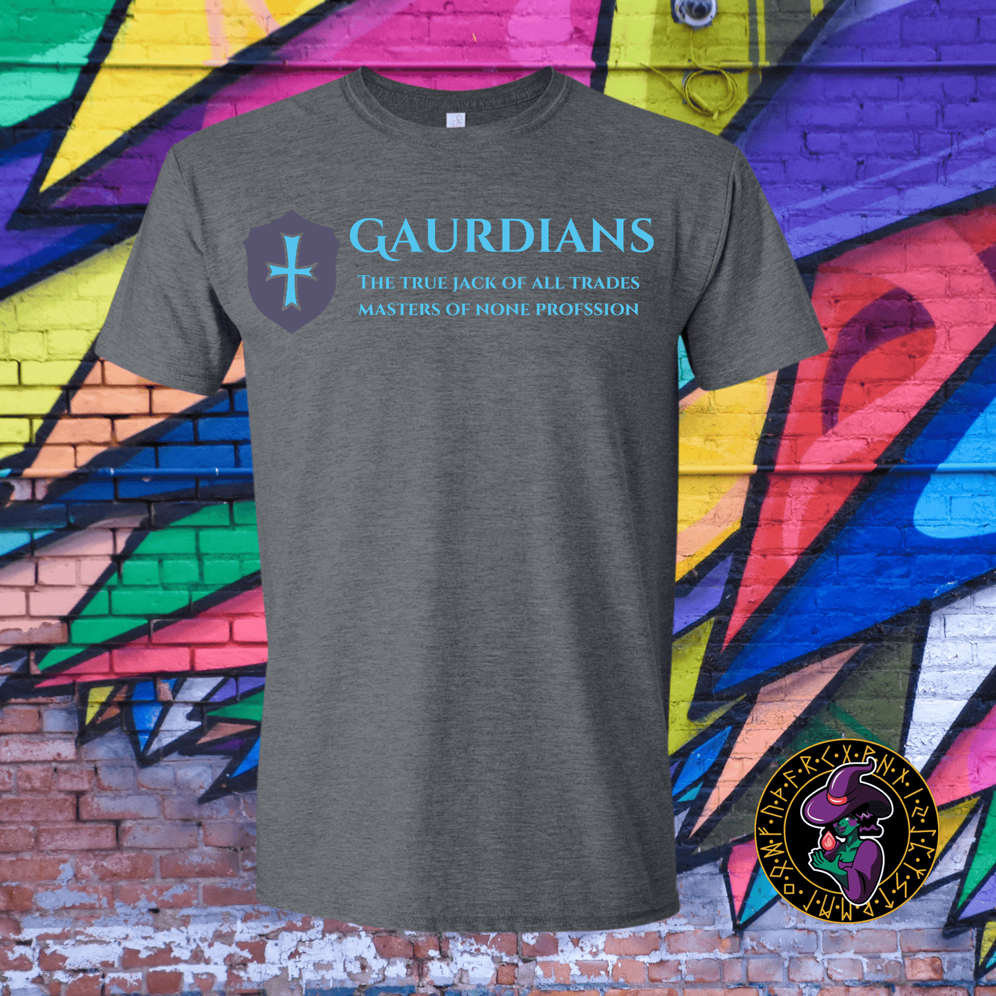 T-Shirt Dark Heather / S Guardians: The True Jack of All Trades, Master of None T-Shirt Guardians: The True Jack of All Trades, Master of None T-Shirt