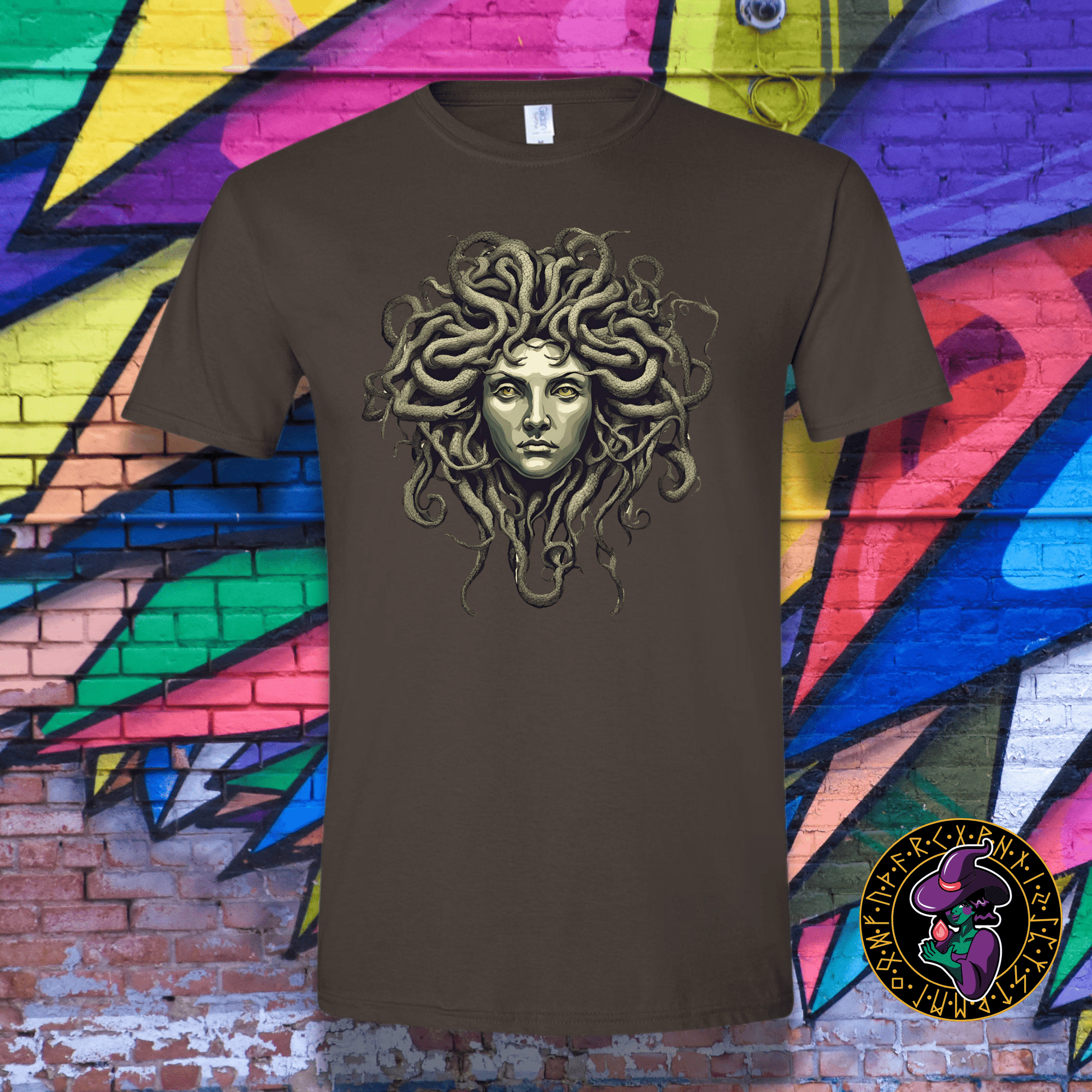 T-Shirt Dark Chocolate / S Head of the Gorgon T-Shirt Head of the Gorgon T-Shirt