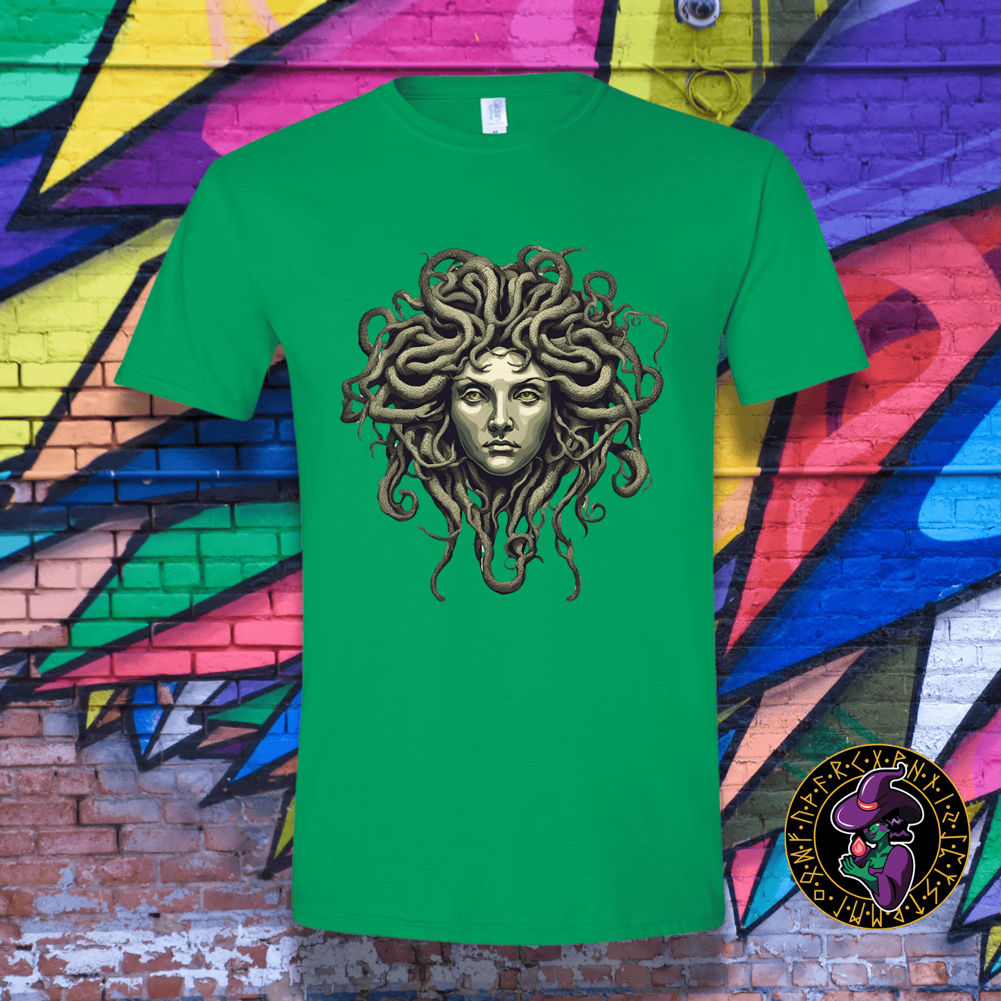 T-Shirt Irish Green / S Head of the Gorgon T-Shirt Head of the Gorgon T-Shirt