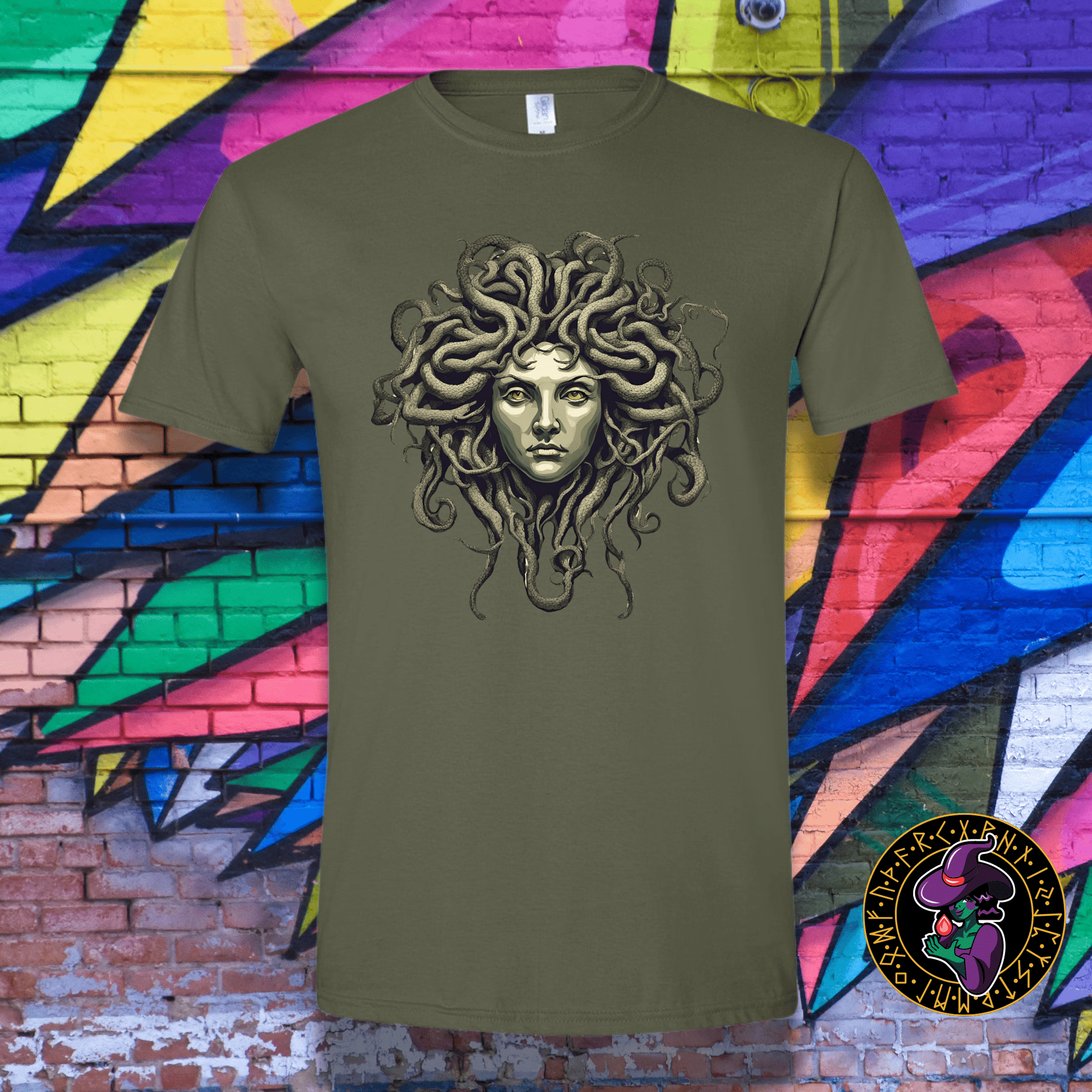 T-Shirt Military Green / S Head of the Gorgon T-Shirt Head of the Gorgon T-Shirt