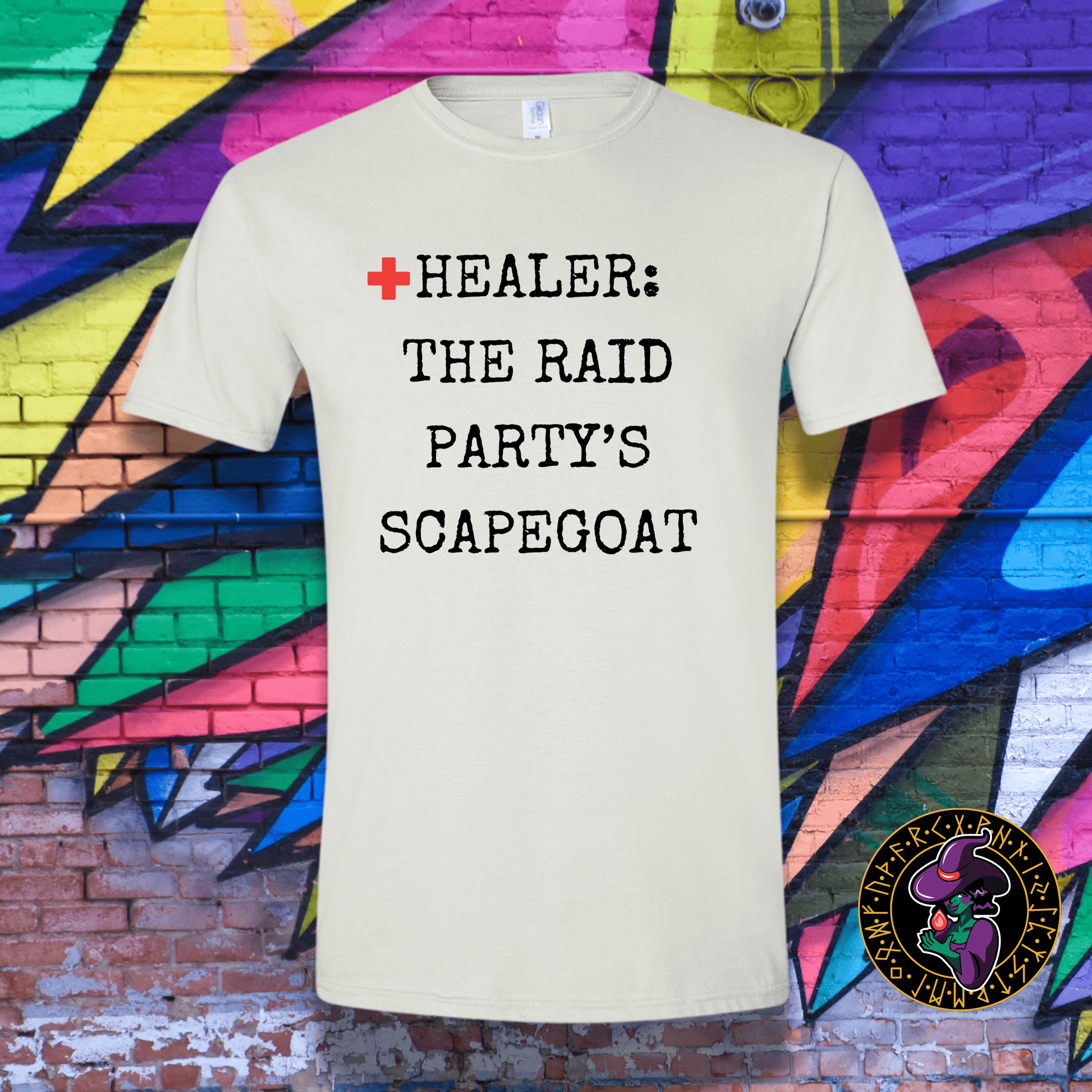 T-Shirt White / S Healer: The Raid Party's Scapegoat T-Shirt Healer: The Raid Party's Scapegoat T-Shirt