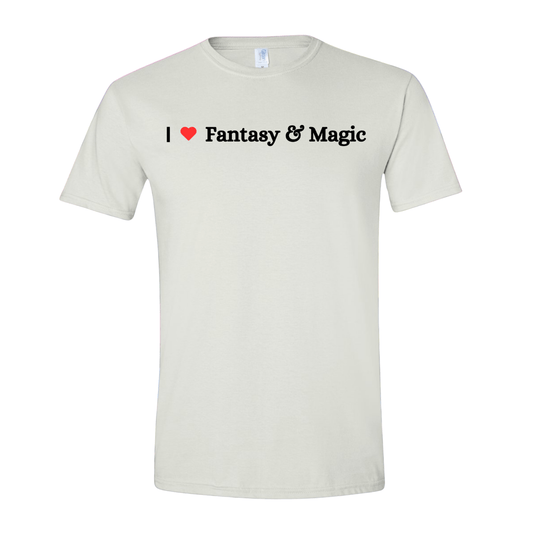 T-Shirt I ❤️ Fantasy & Magic T-Shirt I ❤️ Fantasy & Magic T-Shirt