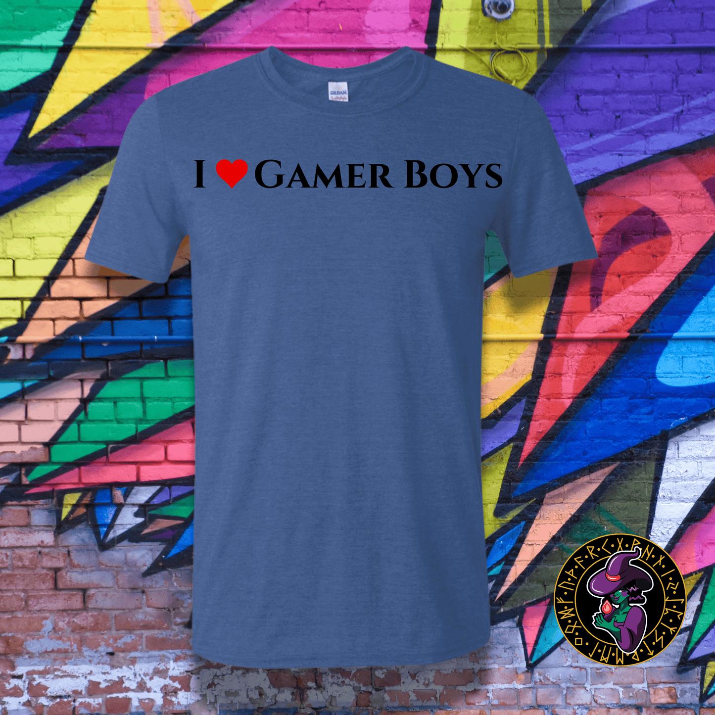 T-Shirt Heather Royal / S I ♥ Gamer Boys T-Shirt