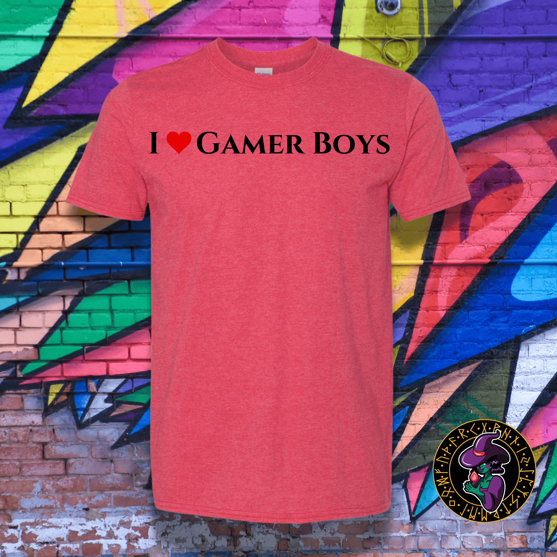 T-Shirt Heather Red / S I ♥ Gamer Boys T-Shirt I ♥ Gamer Boys T-Shirt