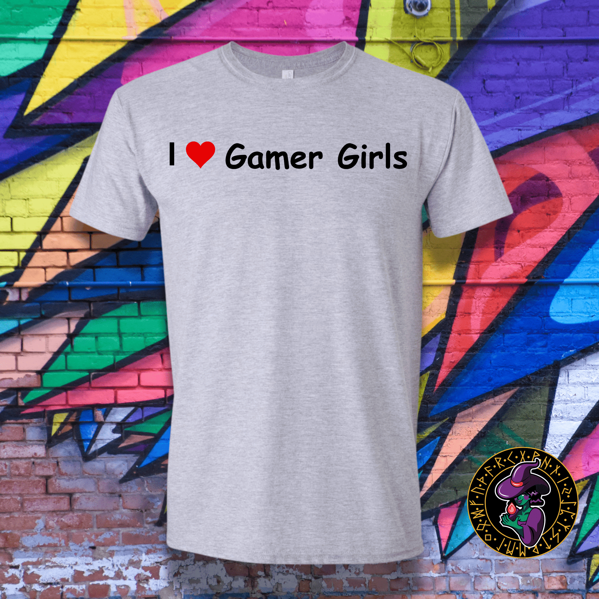 T-Shirt Sport Grey / S I ♥ Gamer Girls T-Shirt I ♥ Gamer Girls T-Shirt