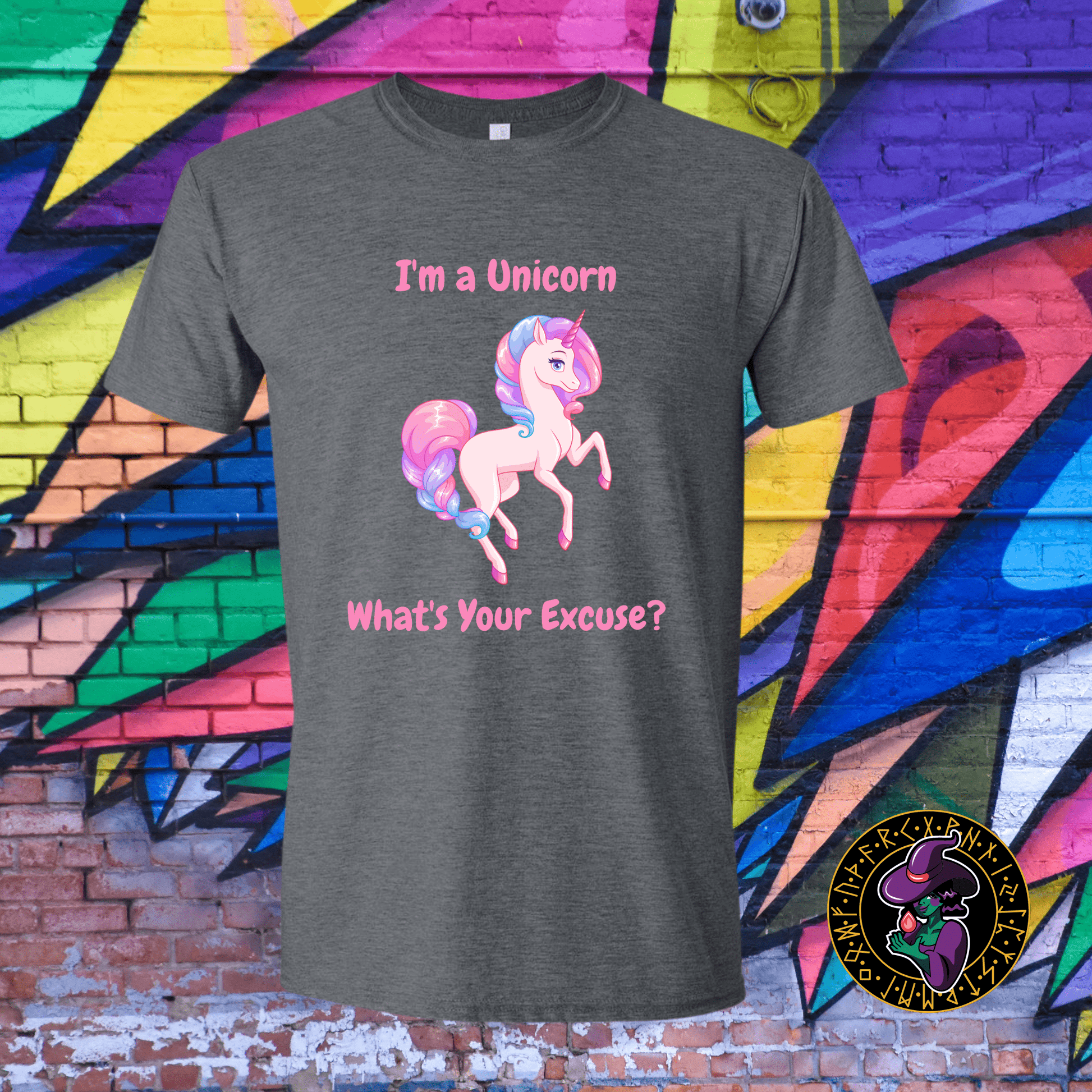 T-Shirt Dark Heather / S I'm a Unicorn What's Your Excuse? T-Shirt