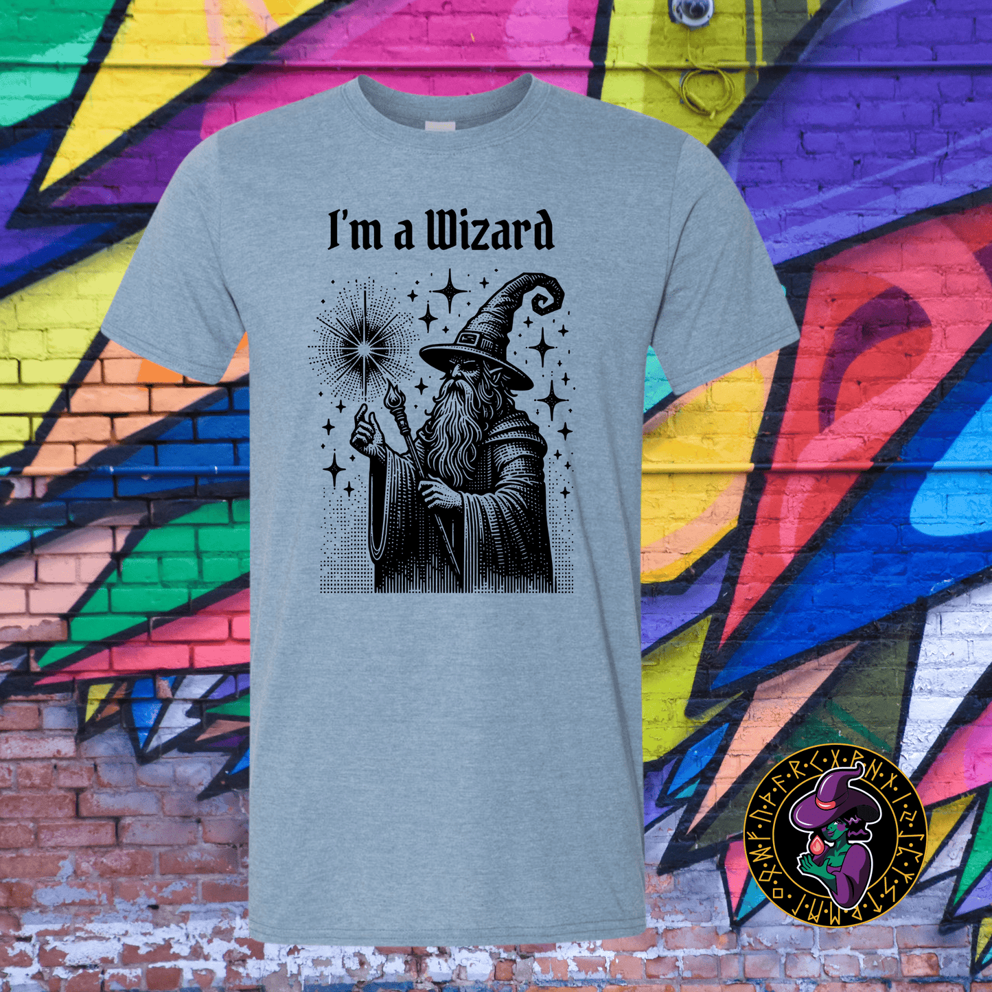 T-Shirt Heather Indigo / S I'm a Wizard T-Shirt I'm a Wizard T-Shirt