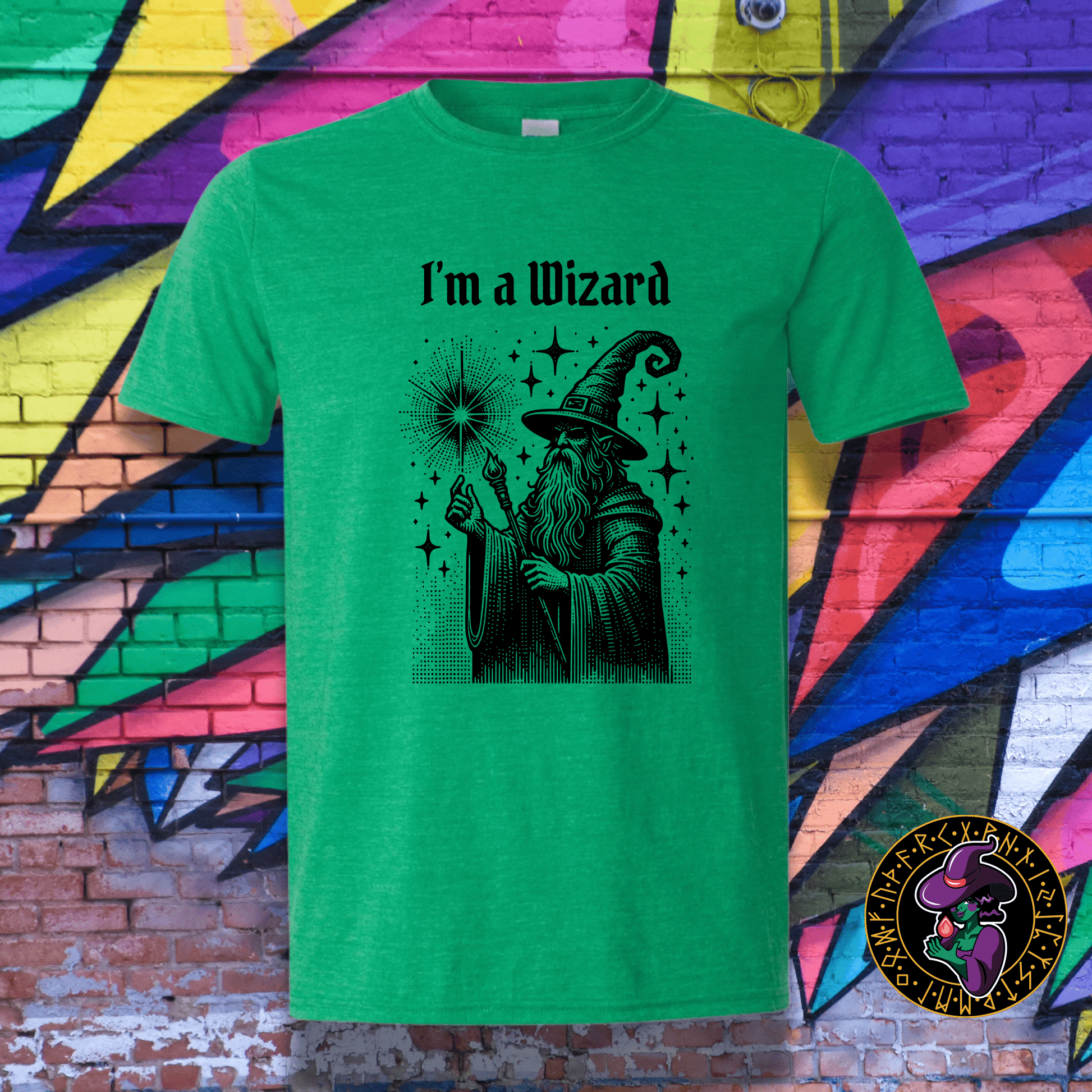 T-Shirt Heather Irish Green / S I'm a Wizard T-Shirt I'm a Wizard T-Shirt