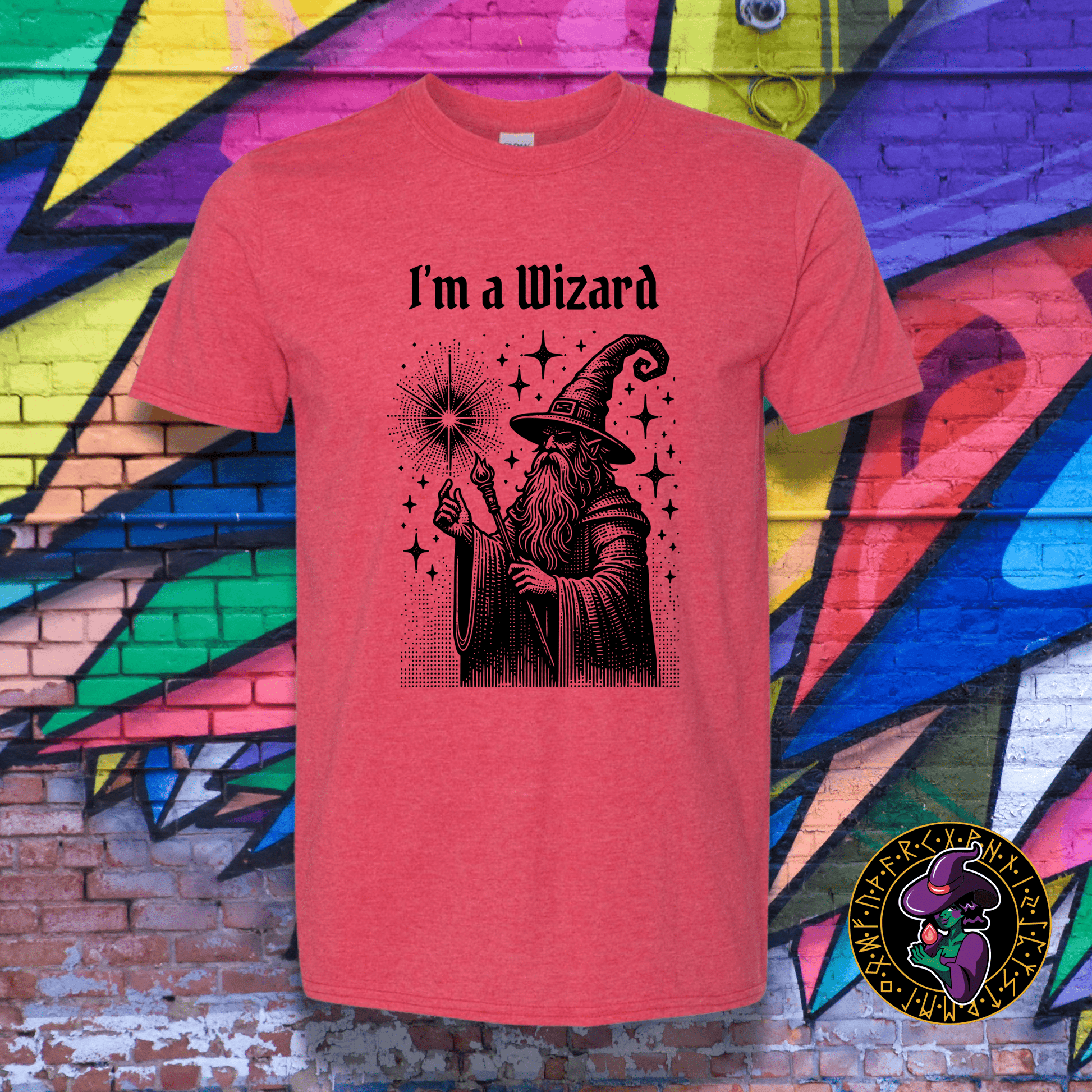 T-Shirt Heather Red / S I'm a Wizard T-Shirt I'm a Wizard T-Shirt