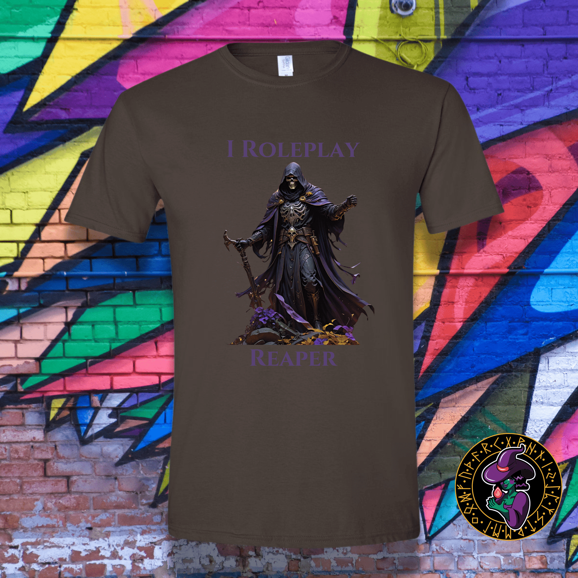 T-Shirt Dark Chocolate / S I Role Play Reaper T-Shirt I Role Play Reaper T-Shirt