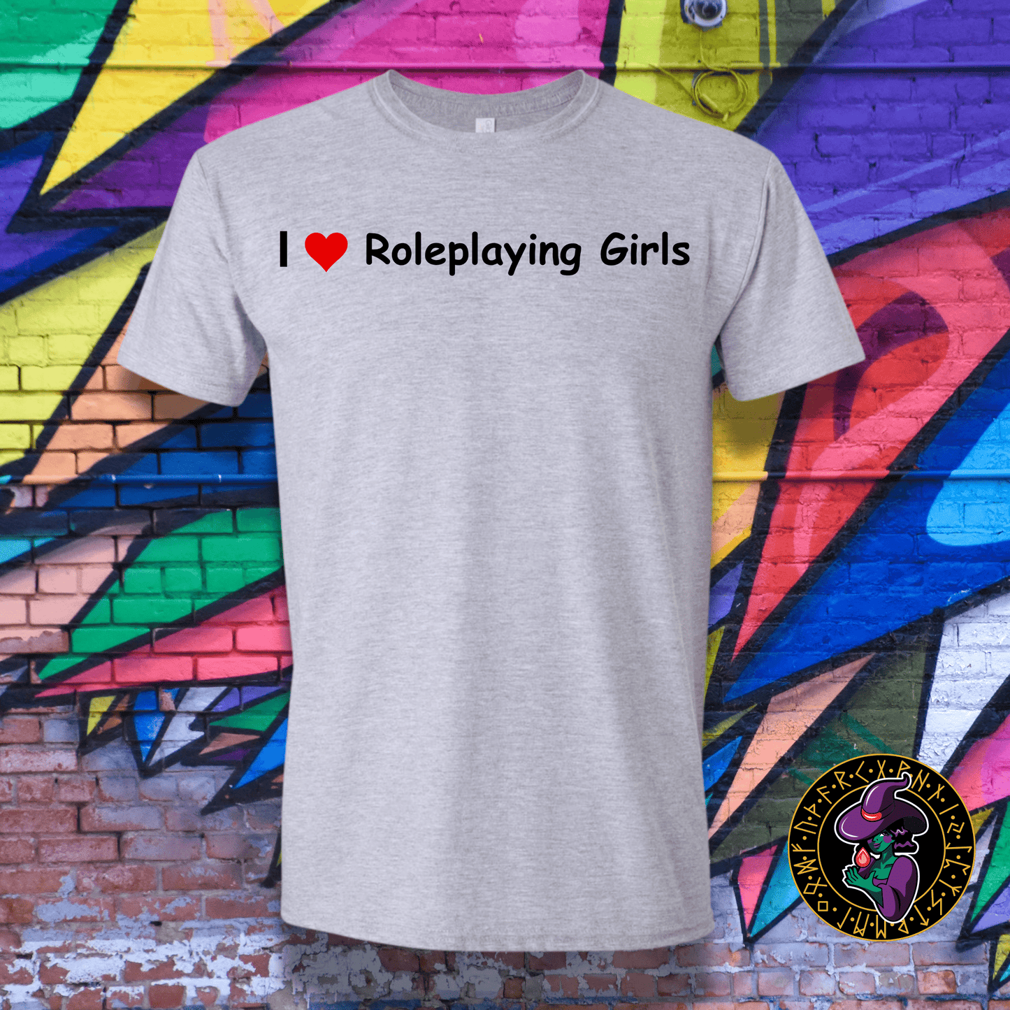 T-Shirt Sport Grey / S I ♥ Role Playing Girls T-Shirt I ♥ Role Playing Girls T-Shirt