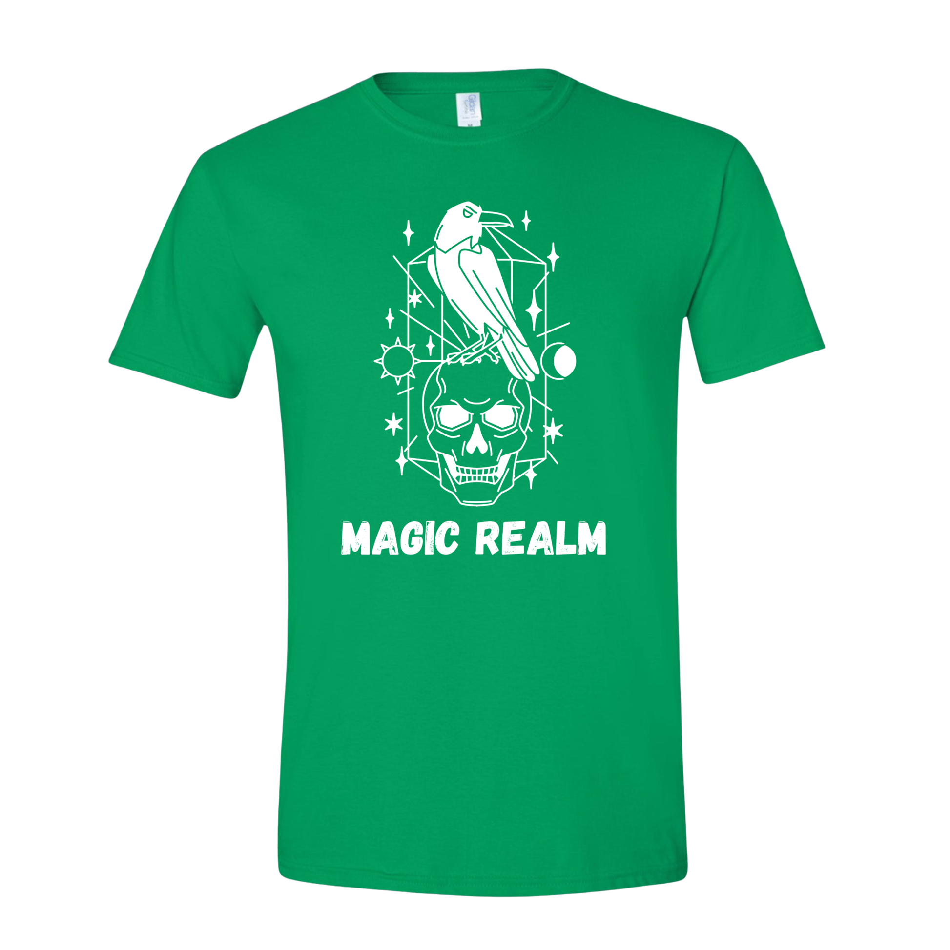 T-Shirt Irish Green / S Magic Realm Raven T-Shirt Magic Realm Raven T-Shirt