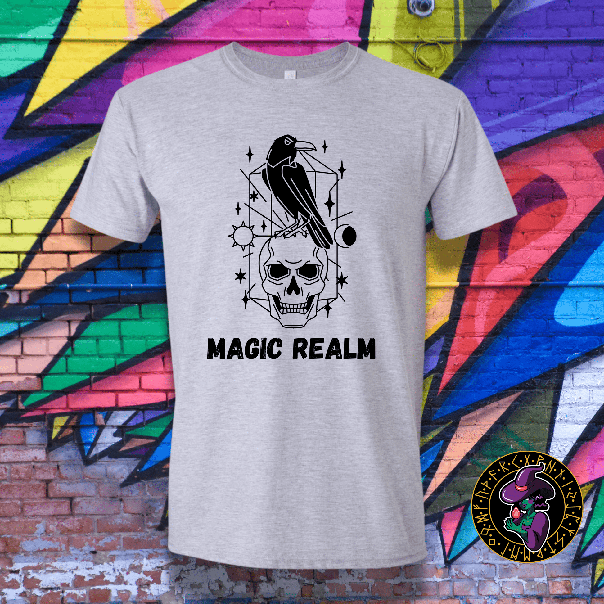 T-Shirt Sport Grey / S Magic Realm Raven T-Shirt Magic Realm Raven T-Shirt