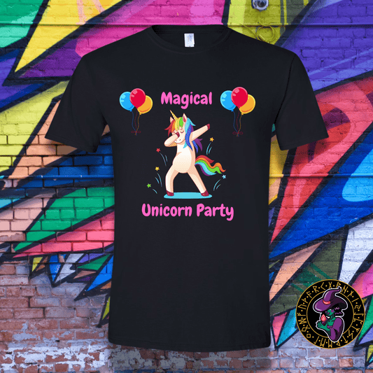 T-Shirt Black / S Magical Unicorn Party T-Shirt Magical Unicorn Party T-Shirt