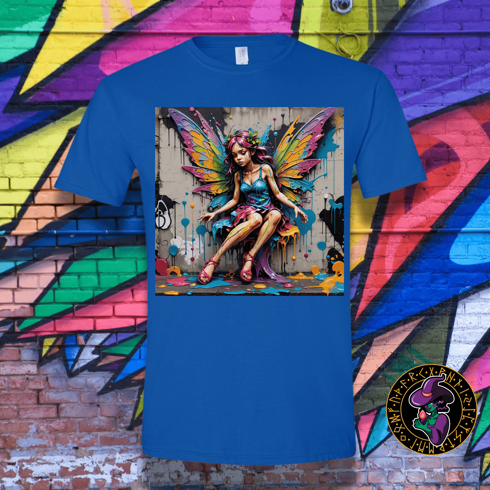 T-Shirt Royal / S Melting Rainbow Fairy T-Shirt Melting Rainbow Fairy T-Shirt