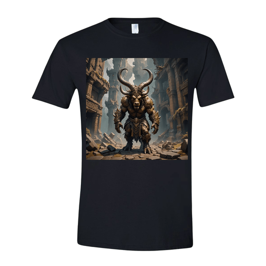 T-Shirt Black / S Menacing Minotaur T-Shirt Menacing Minotaur T-Shirt