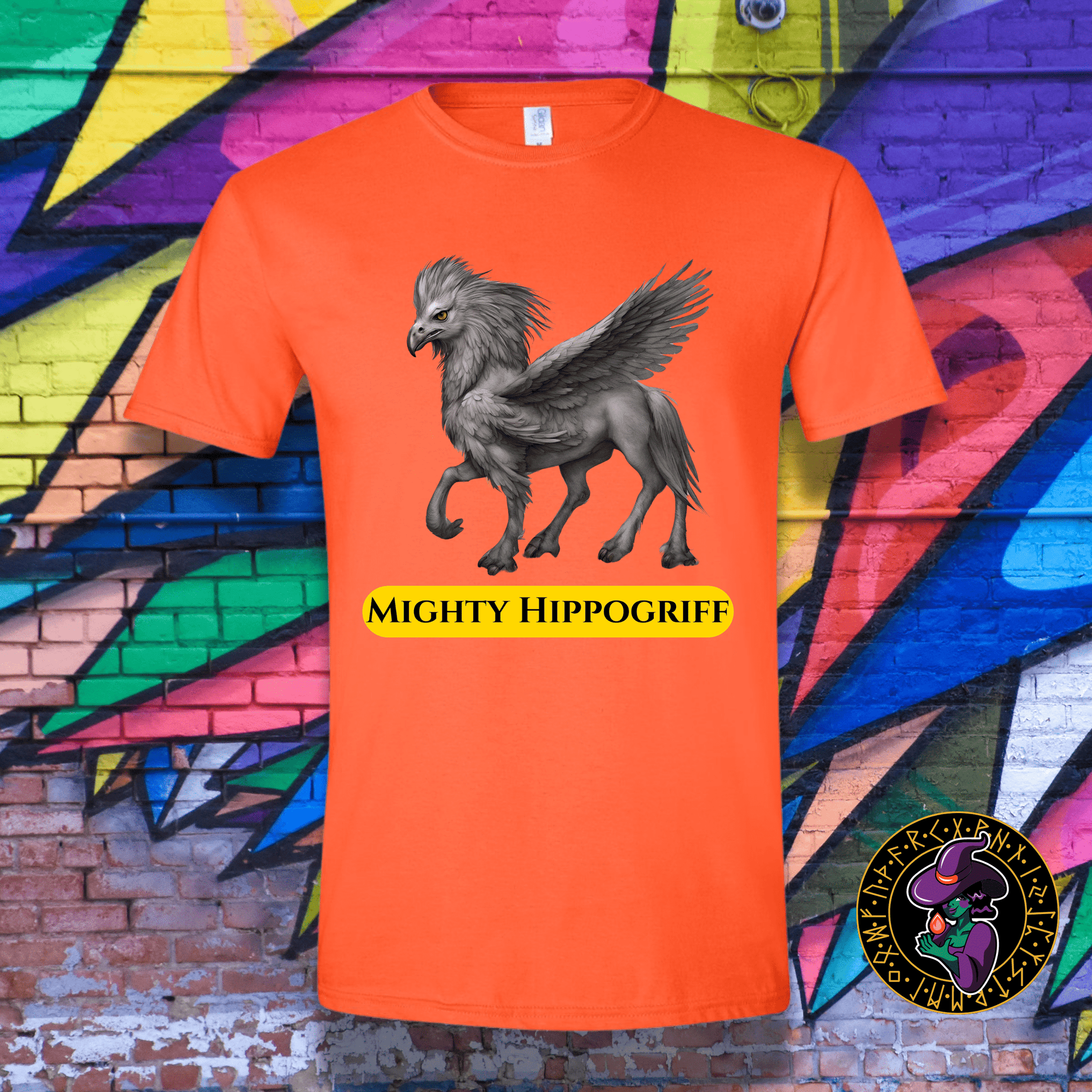 T-Shirt Orange / S Mighty Hippogriff T-Shirt Mighty Hippogriff T-Shirt