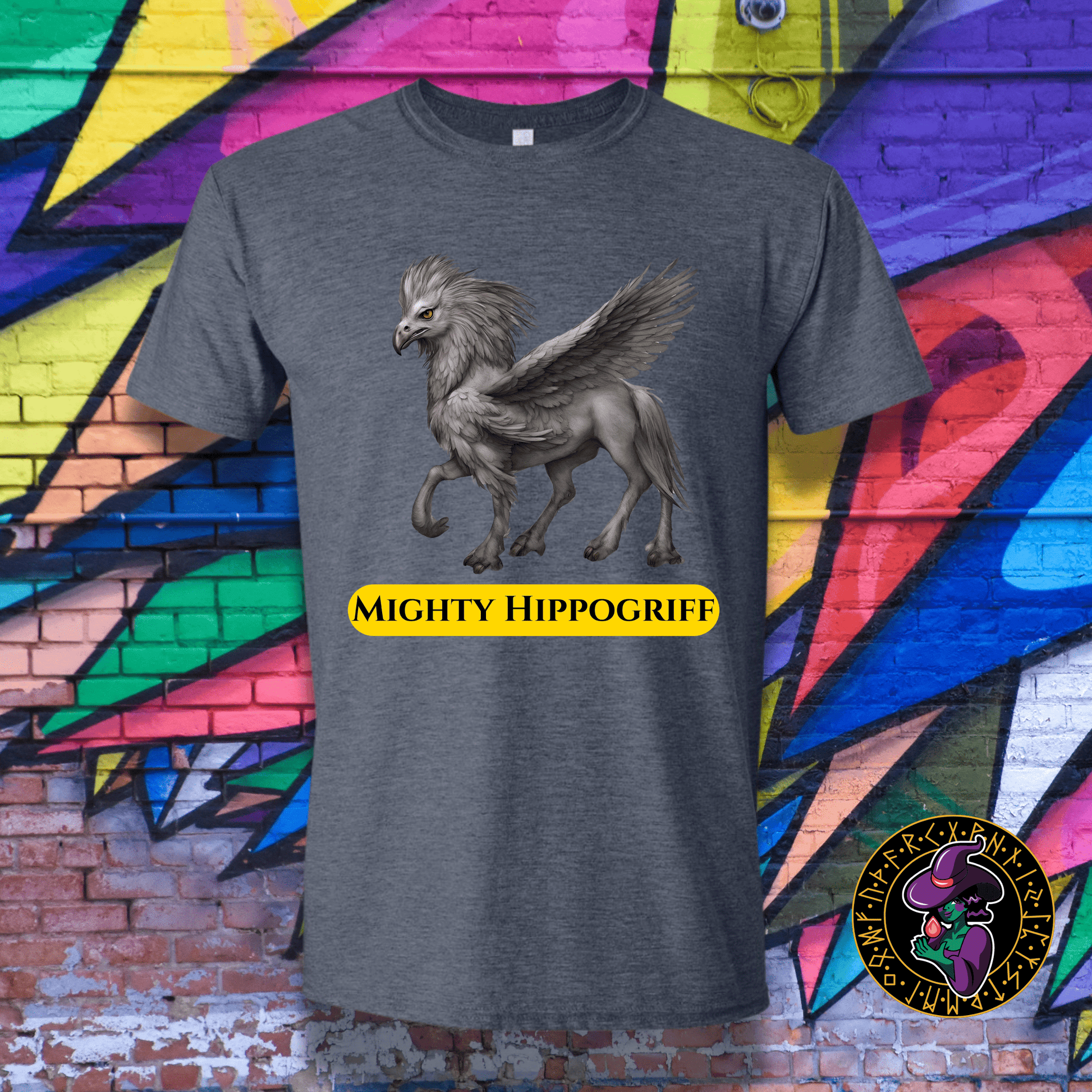 T-Shirt Heather Navy / S Mighty Hippogriff T-Shirt Mighty Hippogriff T-Shirt