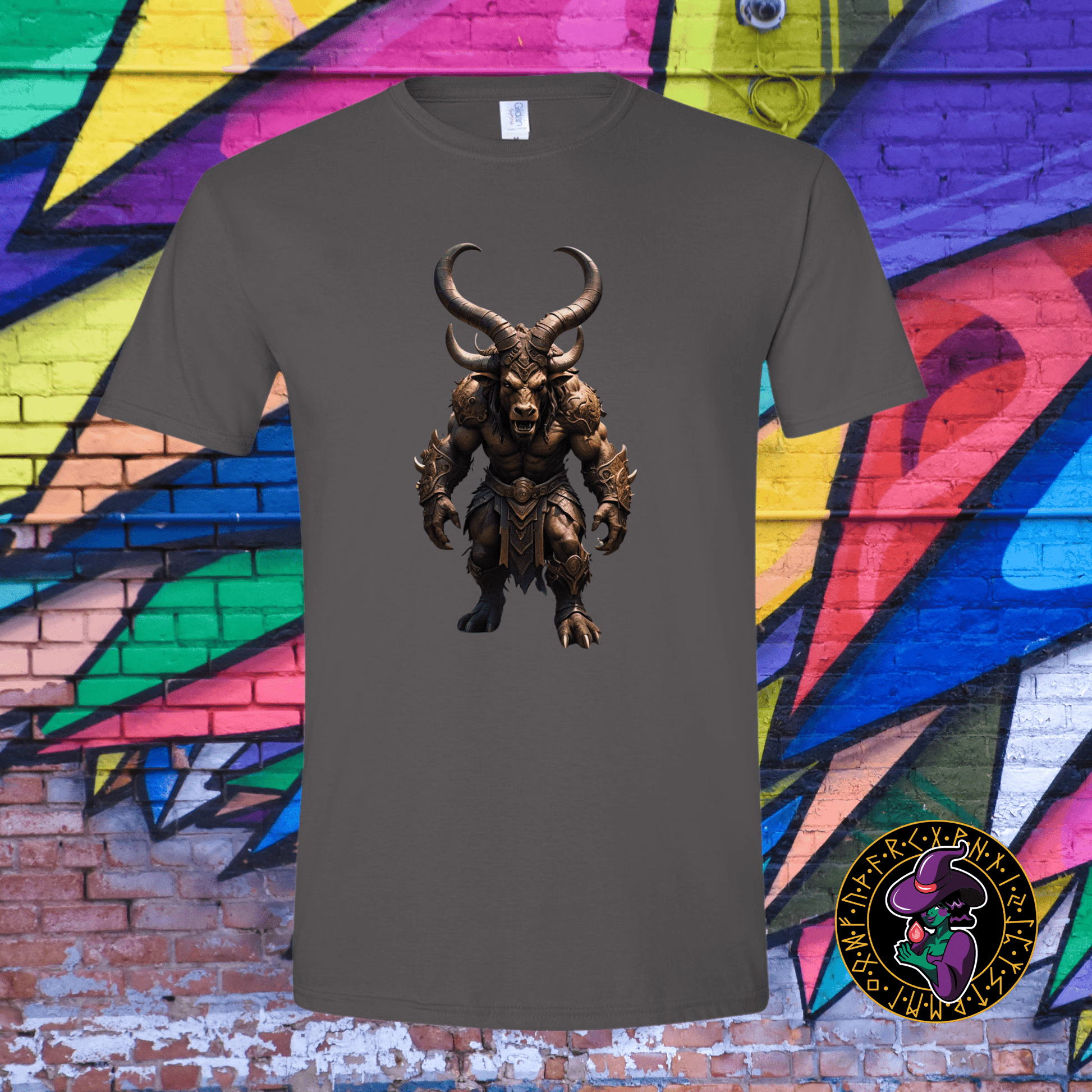 T-Shirt Charcoal / S Minotaur's Stare T-Shirt Minotaur's Stare T-Shirt