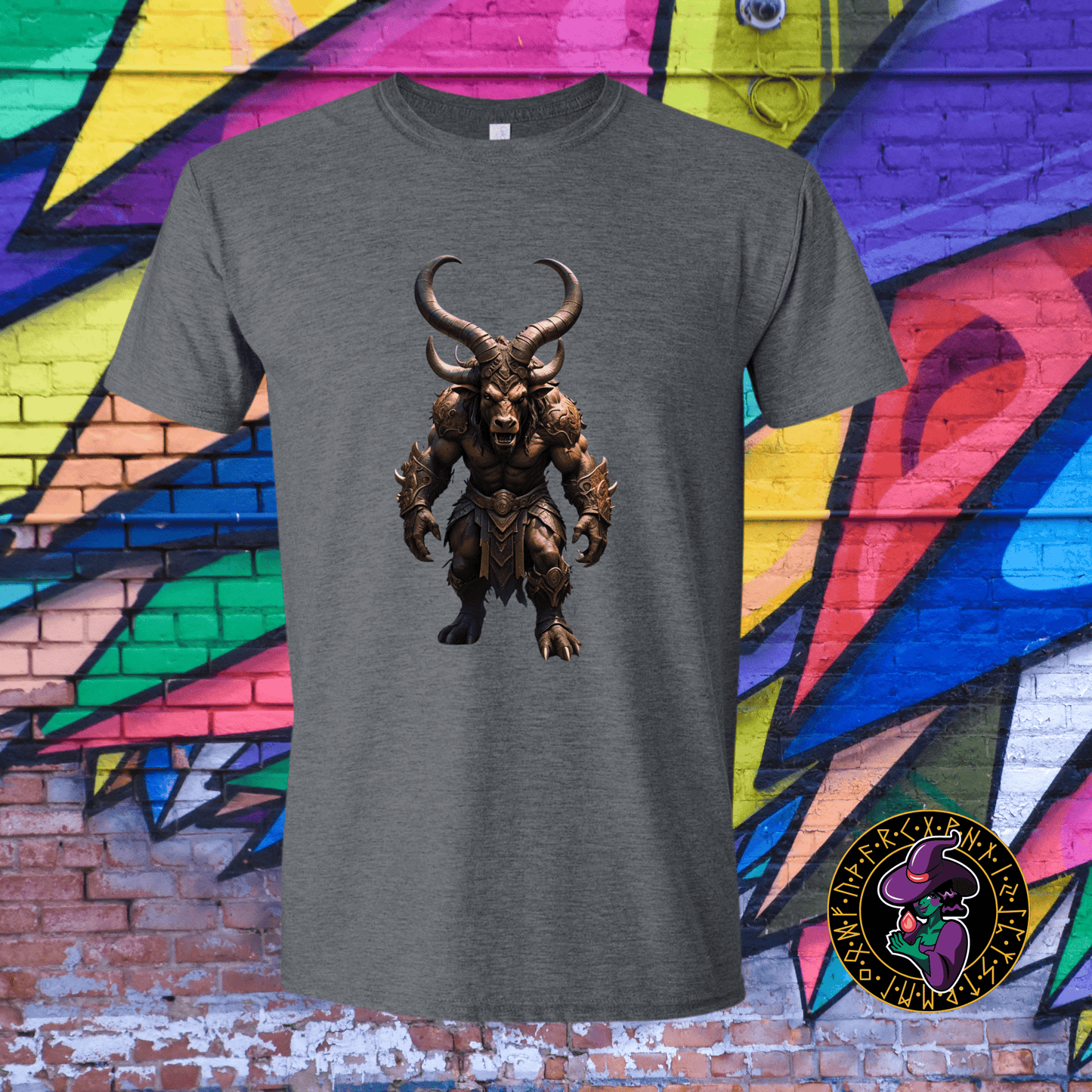 T-Shirt Dark Heather / S Minotaur's Stare T-Shirt Minotaur's Stare T-Shirt