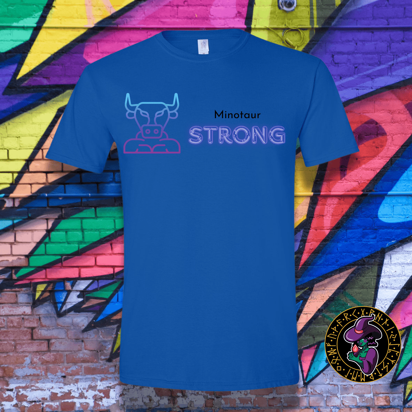 T-Shirt Royal / S Minotaur Strong T-Shirt Minotaur Strong T-Shirt