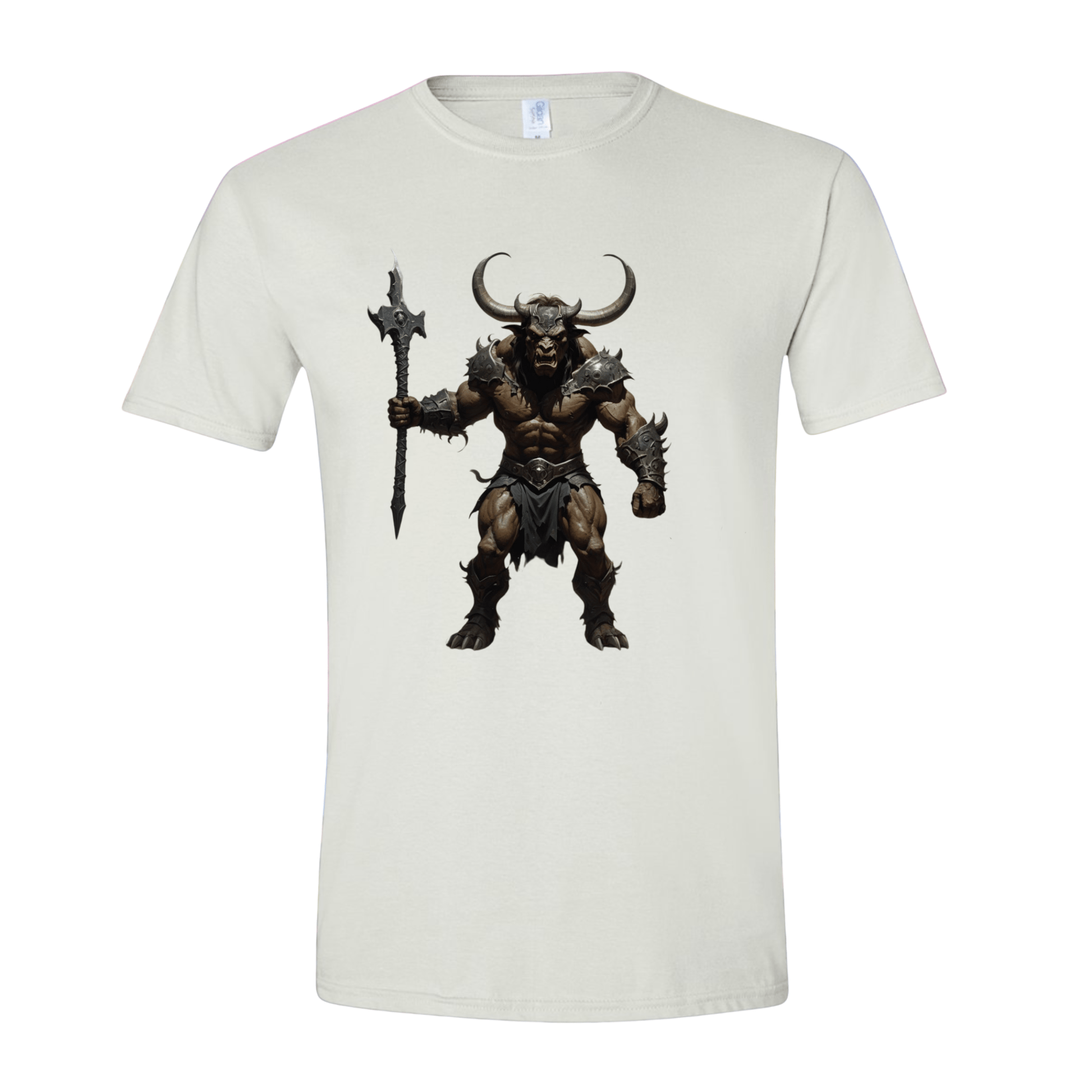 T-Shirt White / S Minotaur Warrior  T-Shirt Minotaur Warrior  T-Shirt