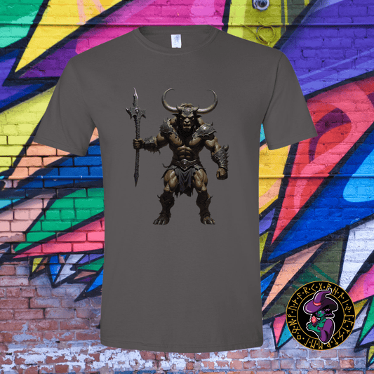 T-Shirt Charcoal / S Minotaur Warrior  T-Shirt Minotaur Warrior  T-Shirt