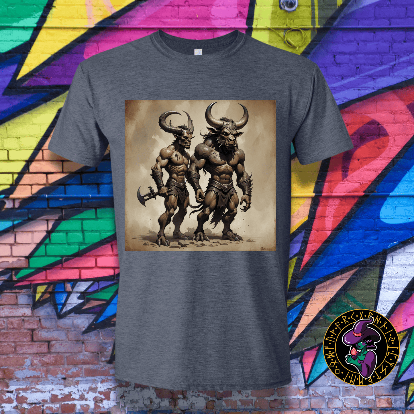 T-Shirt Heather Navy / S Minotaur Warriors T-Shirt