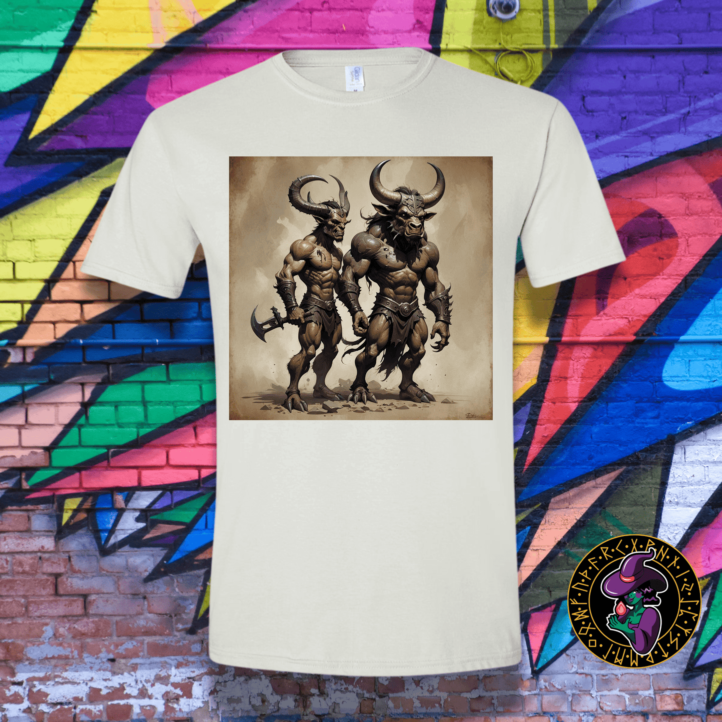 T-Shirt White / S Minotaur Warriors T-Shirt