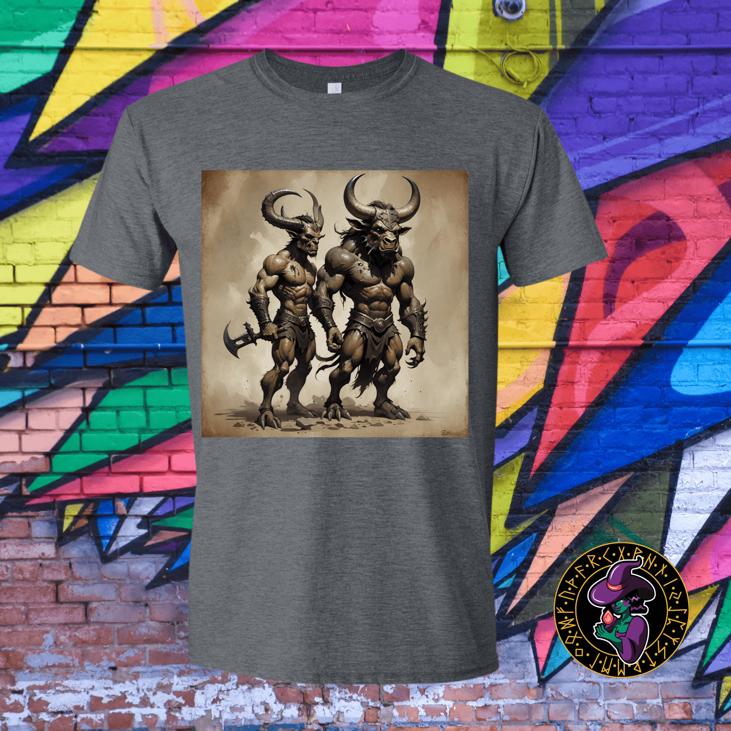 T-Shirt Dark Heather / S Minotaur Warriors T-Shirt