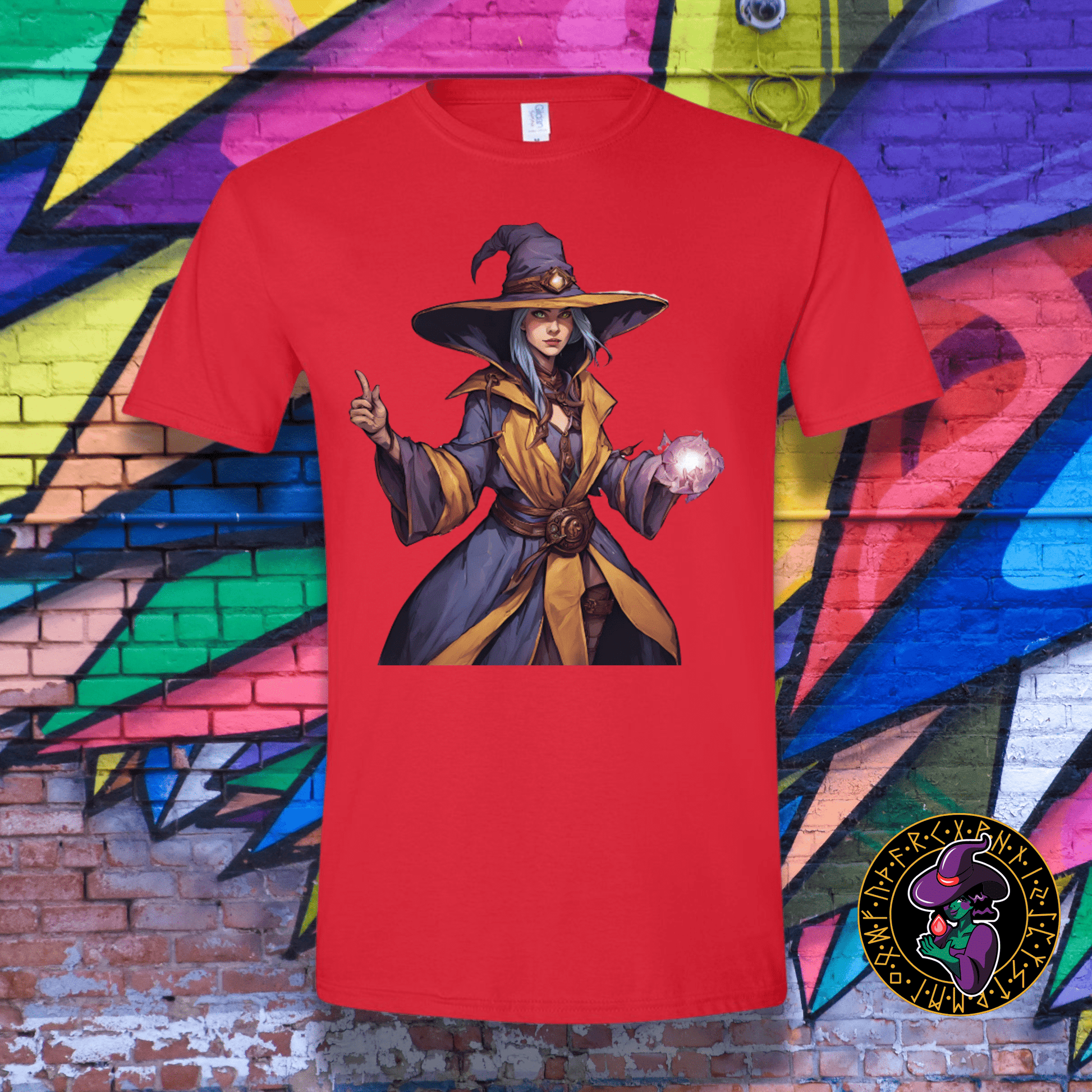 T-Shirt Red / S Mystara the Purple Mage T-Shirt Mystara the Purple Mage T-Shirt