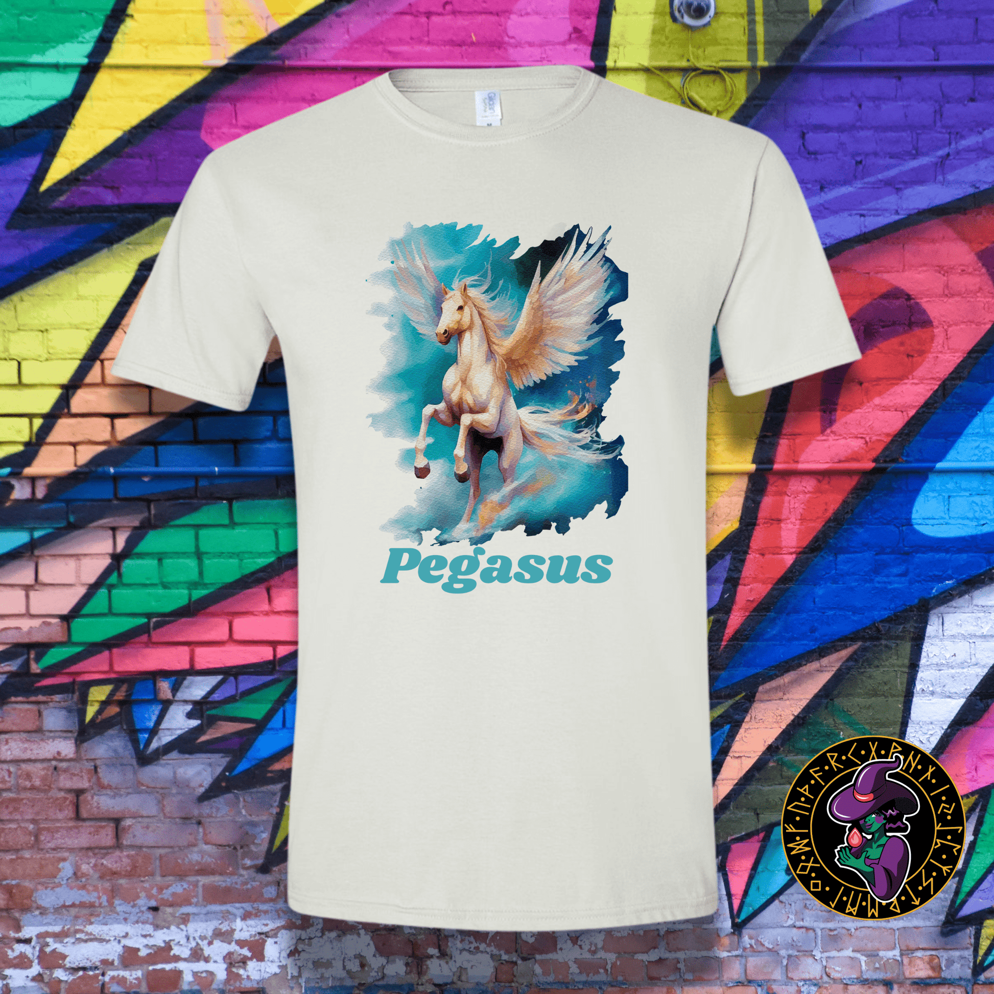 T-Shirt White / S Pegasus Painting T-Shirt Pegasus Painting T-Shirt