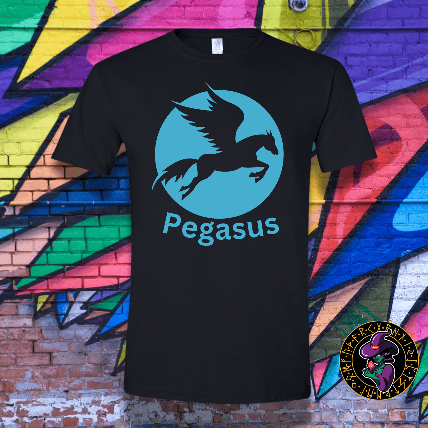 T-Shirt Black / S Pegasus T-Shirt Pegasus T-Shirt