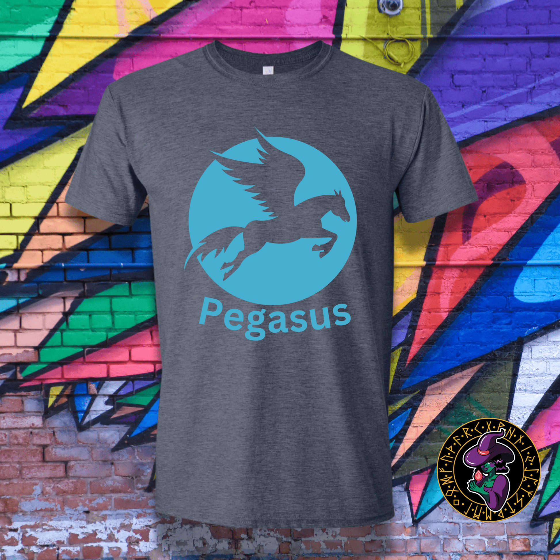 T-Shirt Heather Navy / S Pegasus T-Shirt Pegasus T-Shirt