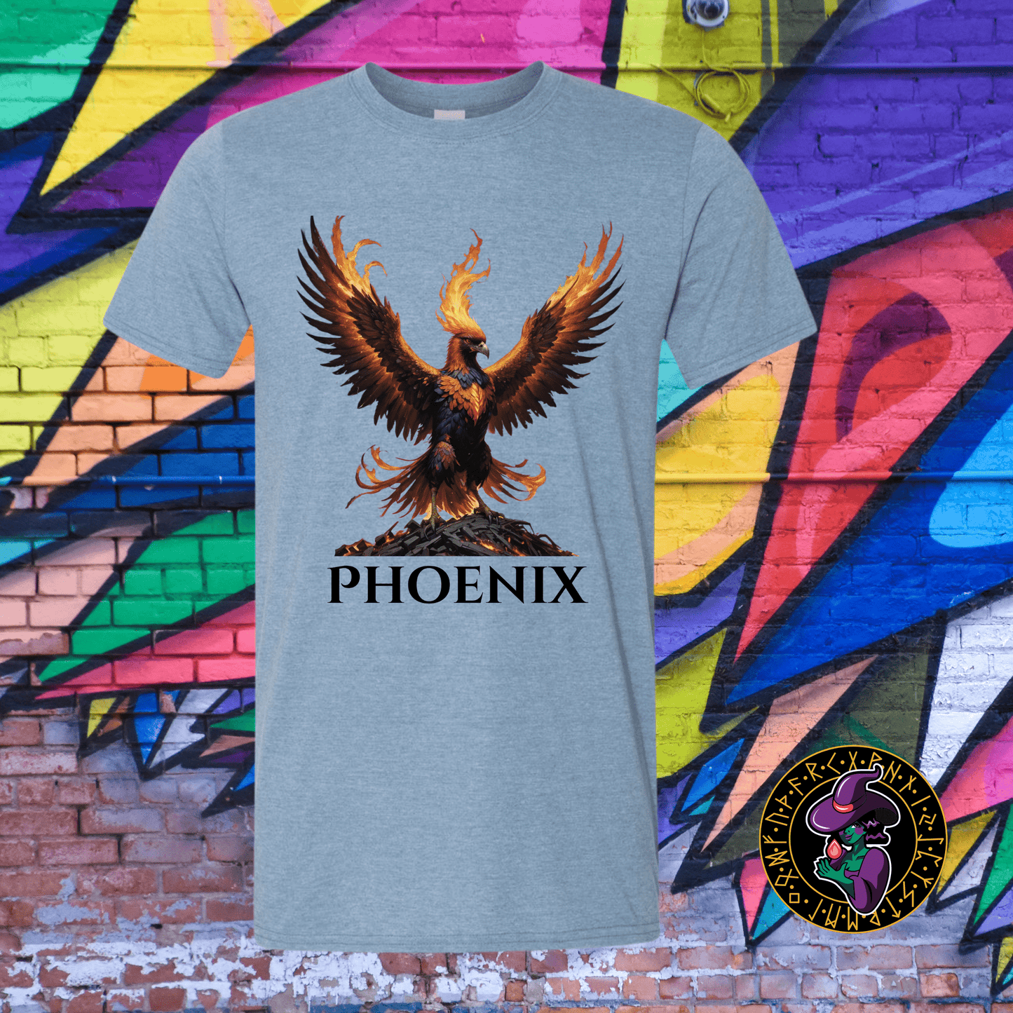 T-Shirt Heather Indigo / S Phoenix T-Shirt Phoenix T-Shirt