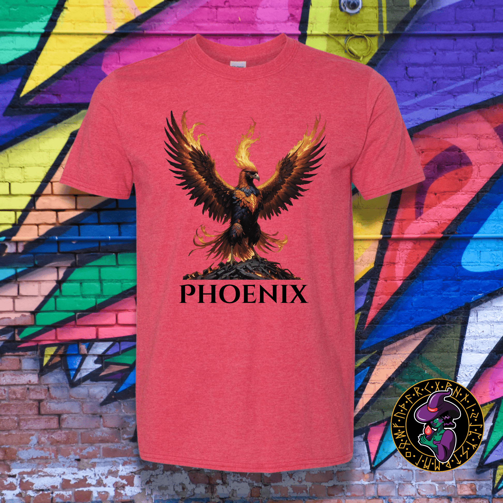 T-Shirt Heather Red / S Phoenix T-Shirt Phoenix T-Shirt