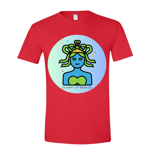 T-Shirt Red / S Queen of Beauty Medusa T-Shirt Queen of Beauty Medusa T-Shirt