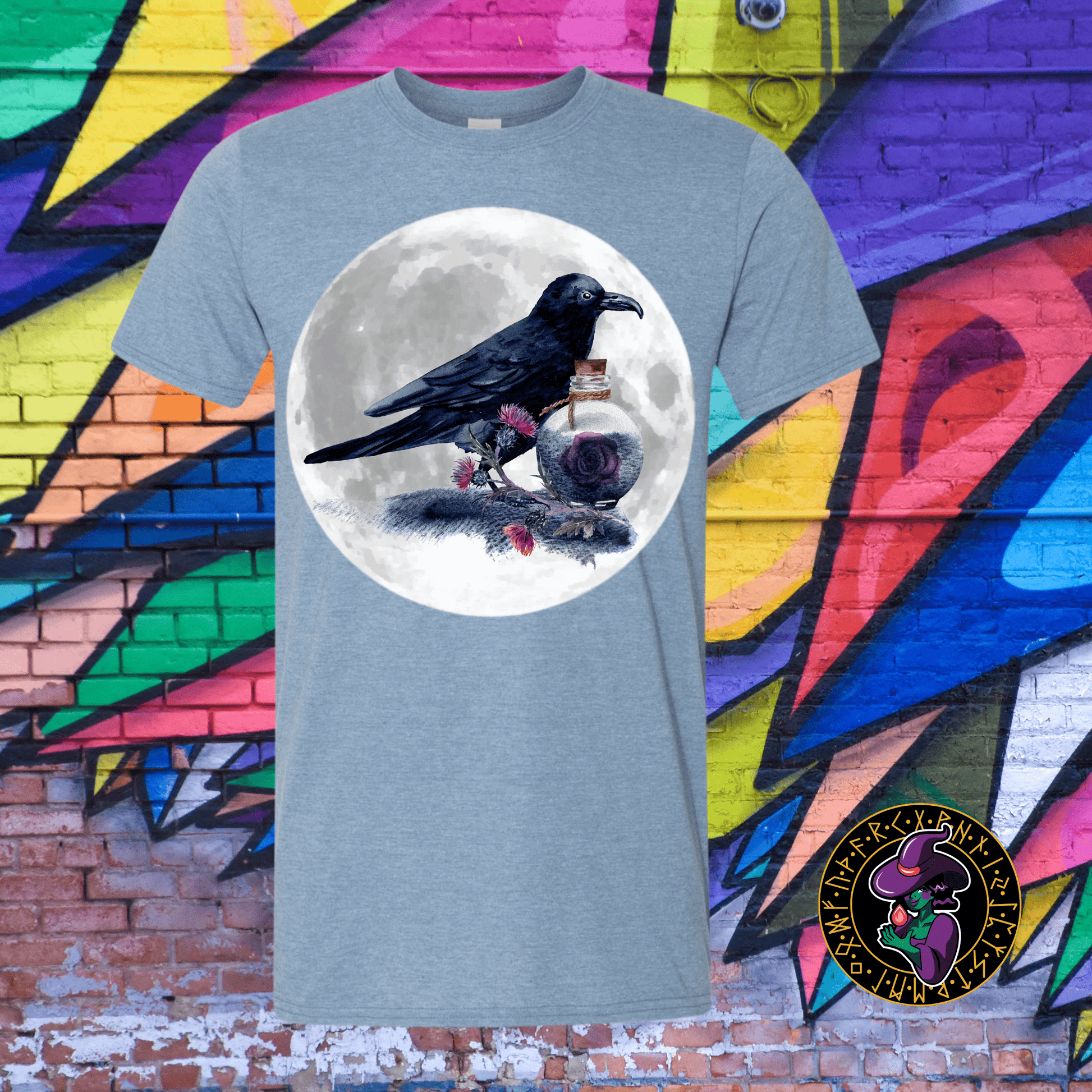 T-Shirt Heather Indigo / S Raven Alchemy V2 T-Shirt Raven Alchemy V2 T-Shirt