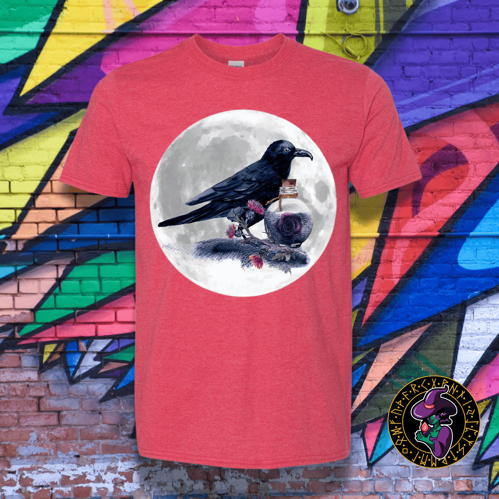 T-Shirt Heather Red / S Raven Alchemy V2 T-Shirt