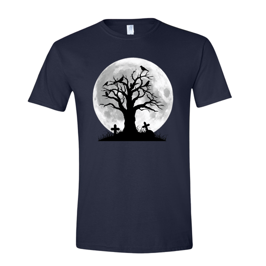 T-Shirt Navy / S Raven Graveyard T-Shirt Raven Graveyard T-Shirt