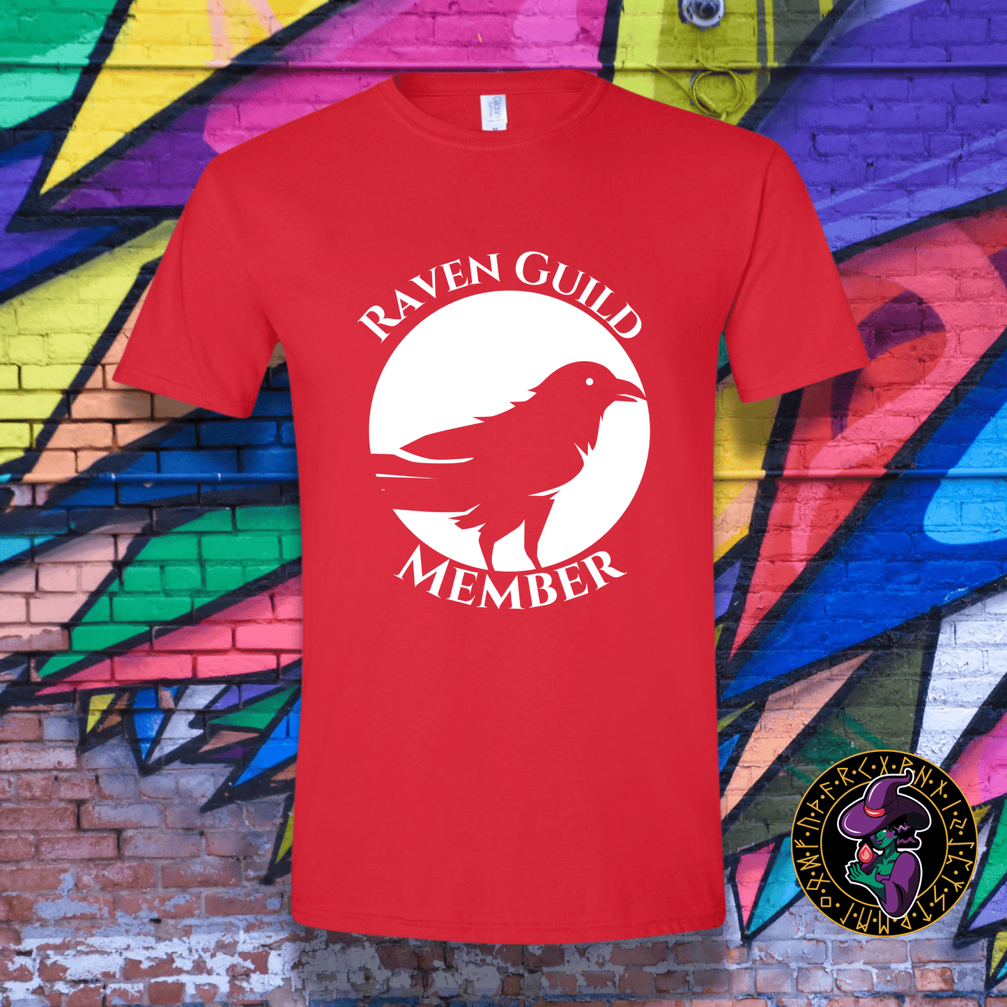 T-Shirt Red / S Raven Guild Member T-Shirt Raven Guild Member T-Shirt