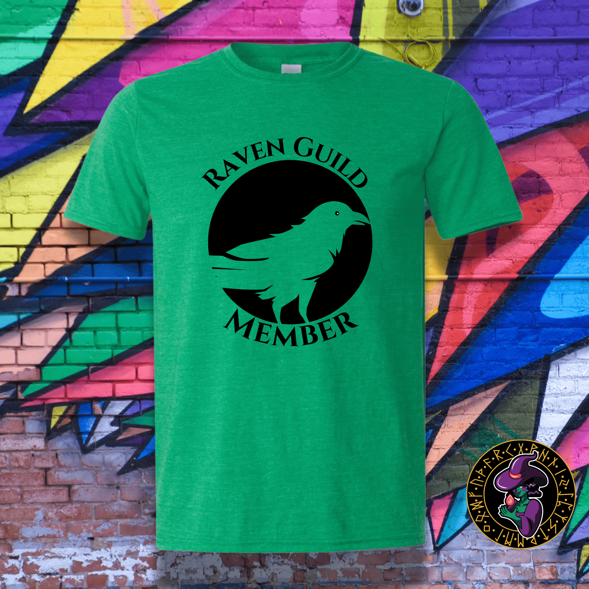 T-Shirt Heather Irish Green / S Raven Guild Member T-Shirt