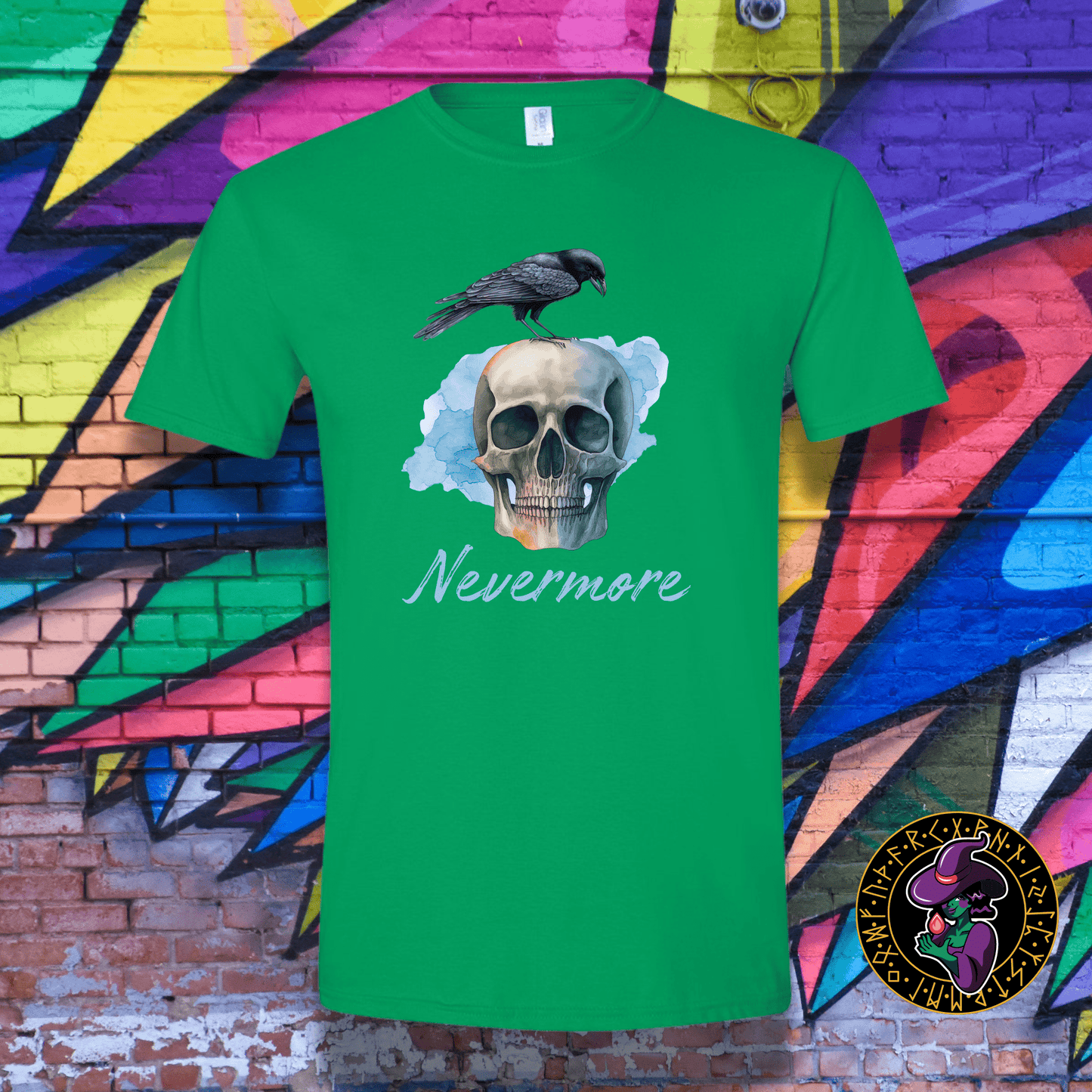 T-Shirt Irish Green / S Raven Nevermore T-Shirt