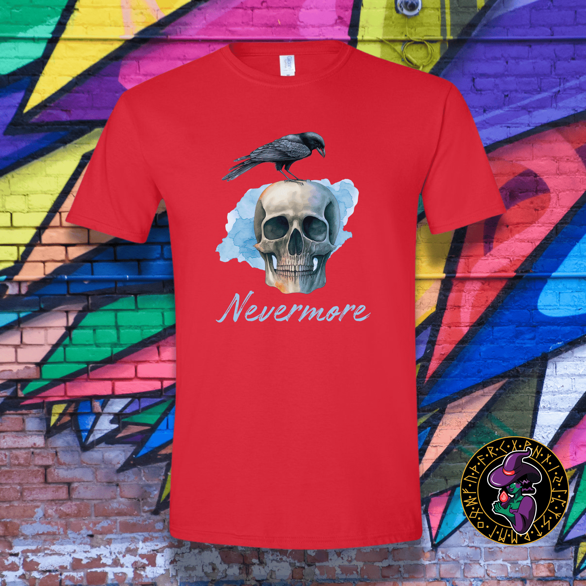 T-Shirt Red / S Raven Nevermore T-Shirt