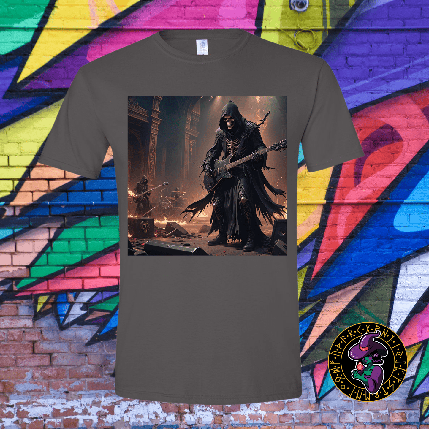 T-Shirt Charcoal / S Reaper Death Metal Band T-Shirt