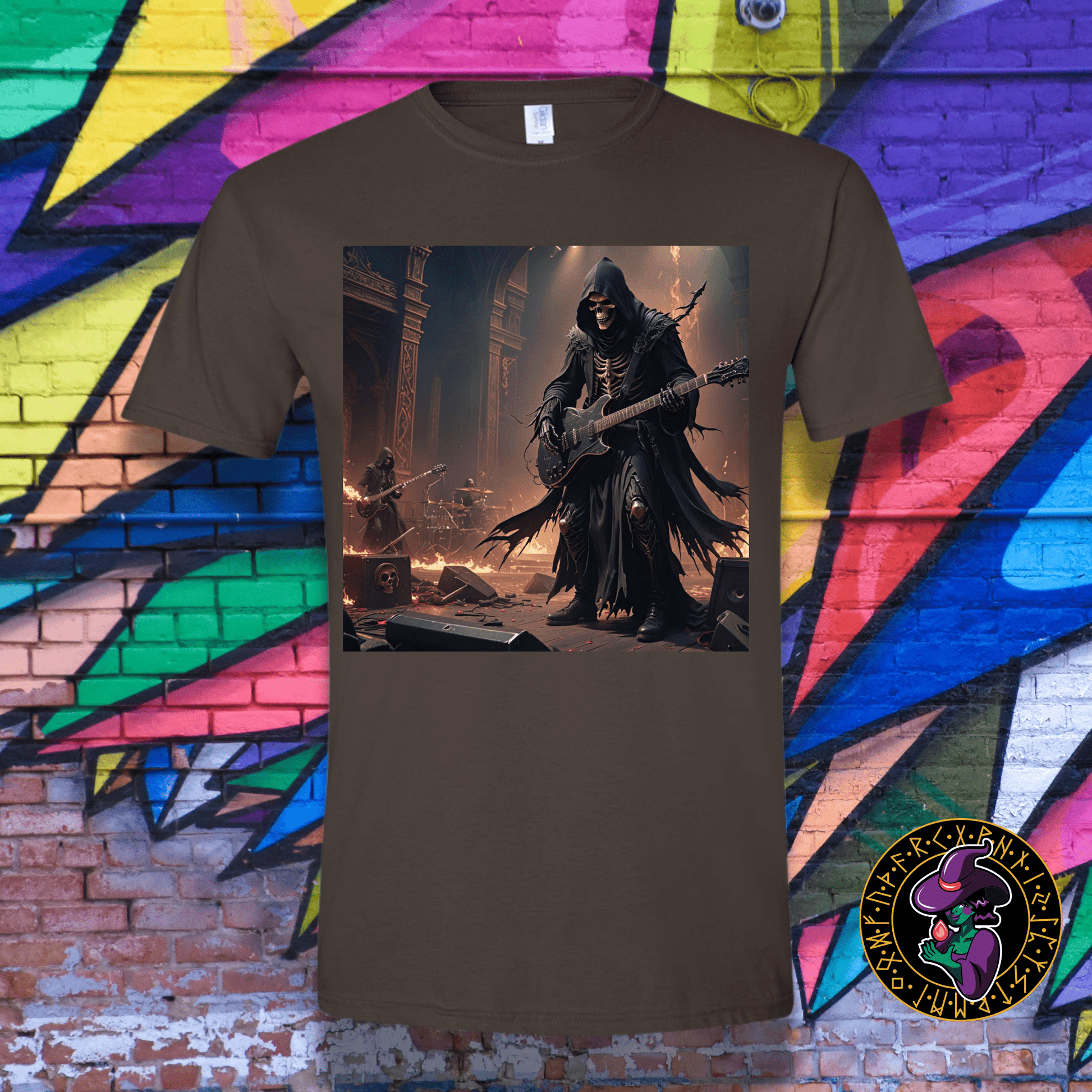 T-Shirt Dark Chocolate / S Reaper Death Metal Band T-Shirt