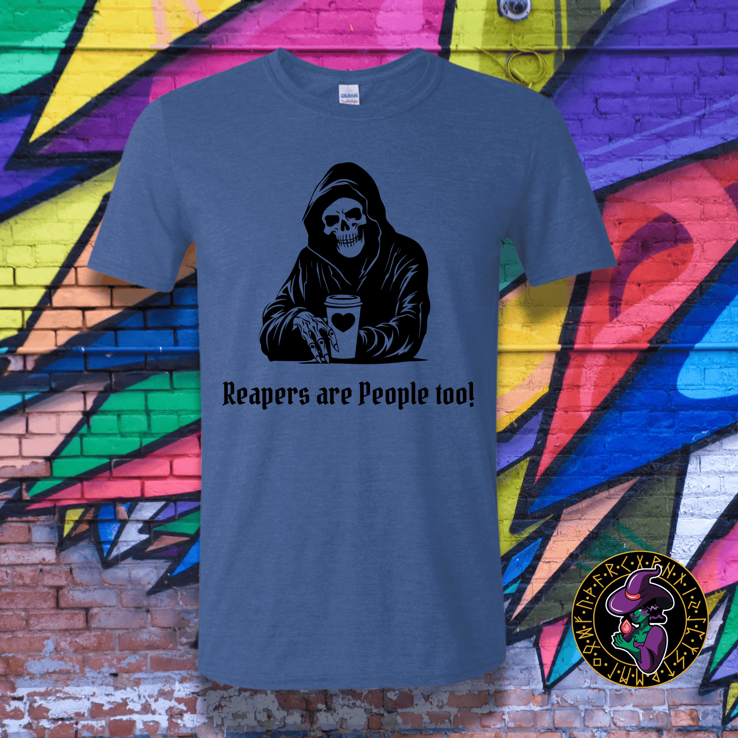 T-Shirt Heather Royal / S Reapers are People Too! T-Shirt