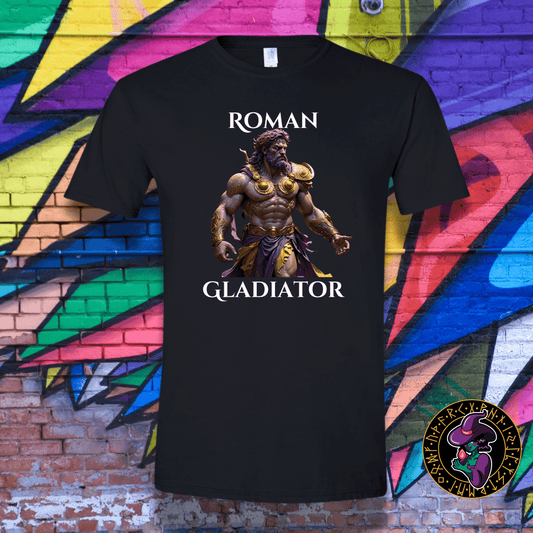 T-Shirt Black / S Roman Gladiator T-Shirt